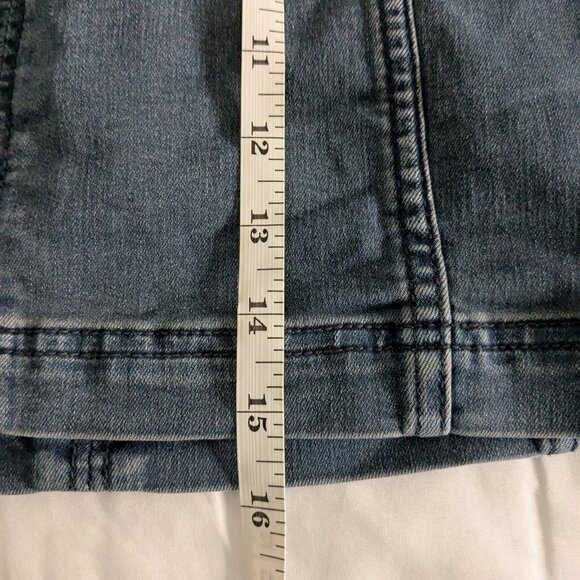 Free People Denim Mini Skirt Women's Size 6 Blue Modern Femme Skirt - Picture 11 of 11